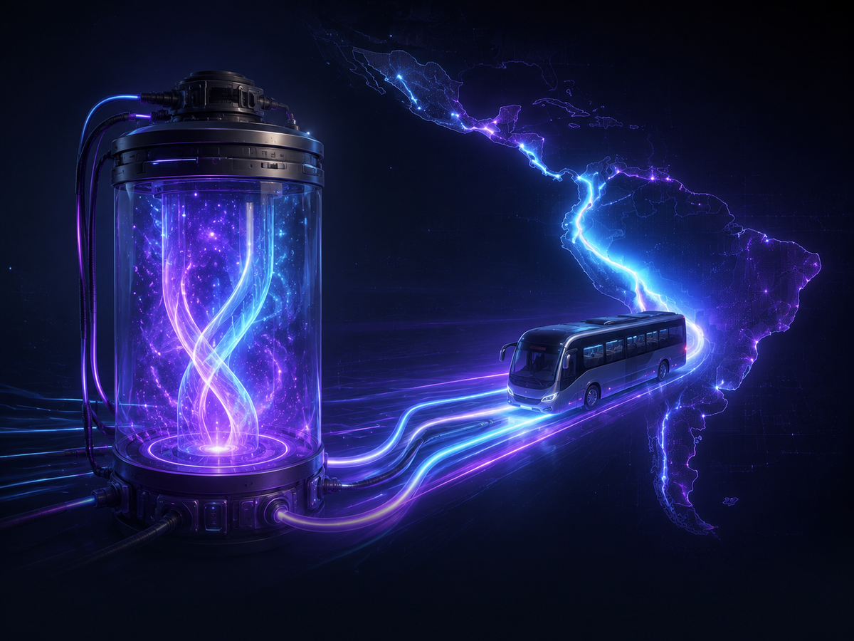 Ilustración de la energía que conecta el propósito con Latinoamérica