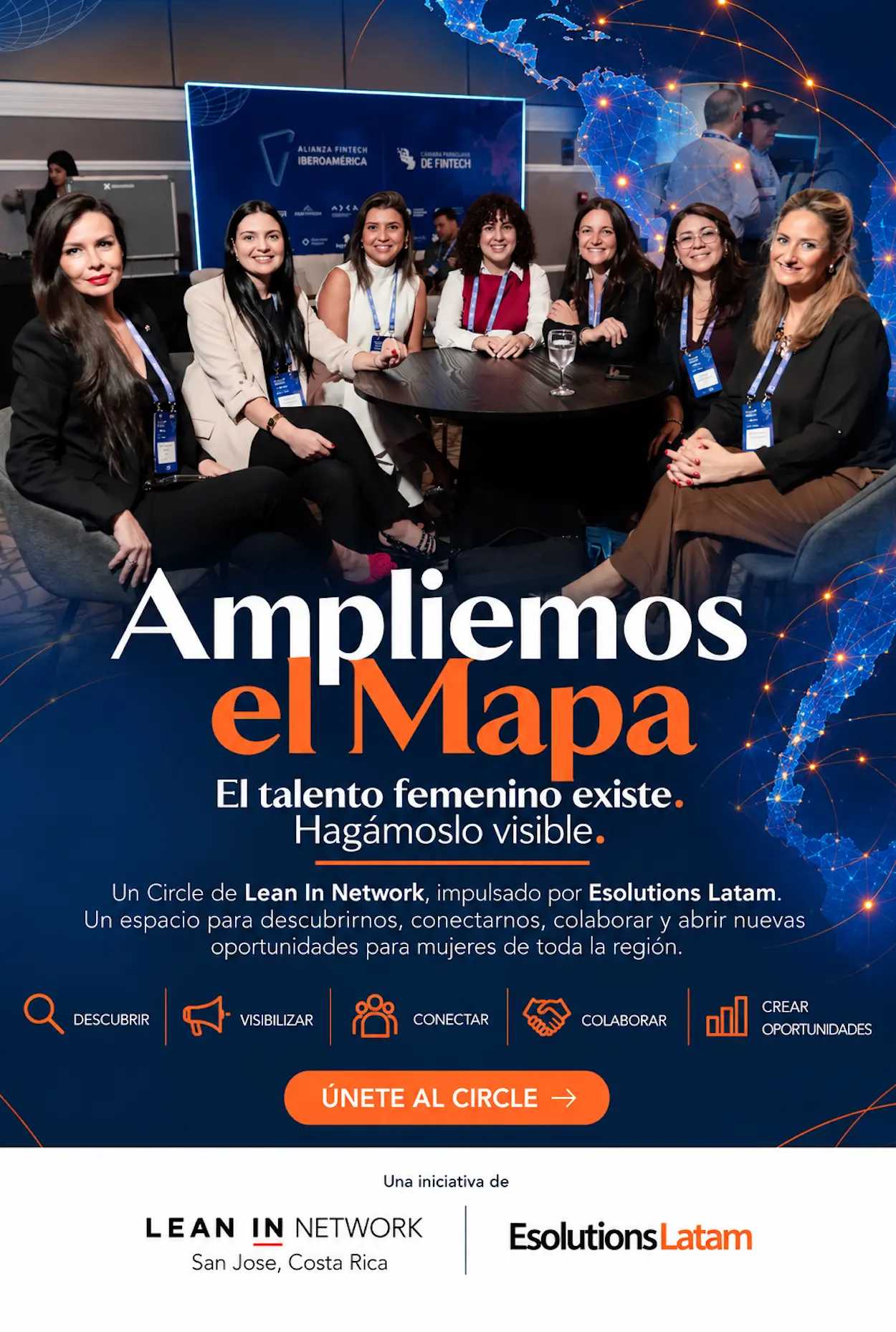 Ampliemos el Mapa: female talent exists, let's make it visible. A Lean In Network Circle driven by Esolutions Latam.